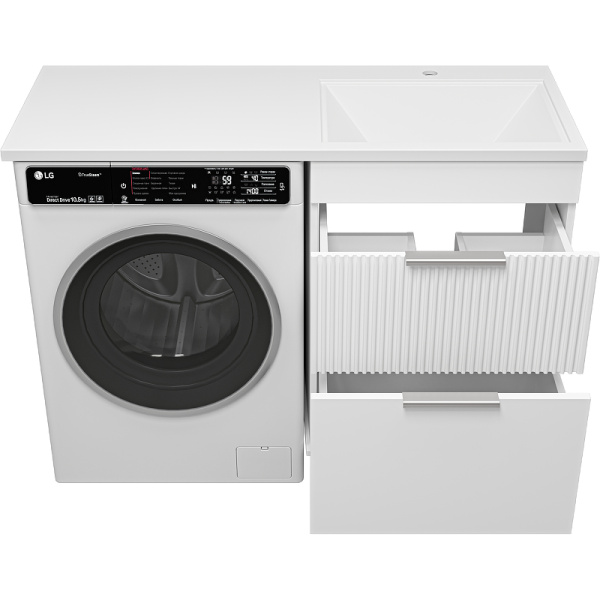 Тумба с раковиной под стиральную машину 60 Brevita Enfida УТ000016092