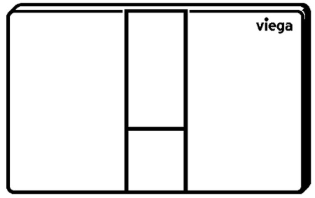 Клавиша смыва Viega Prevista Visign for Style 24 8614.1 773304