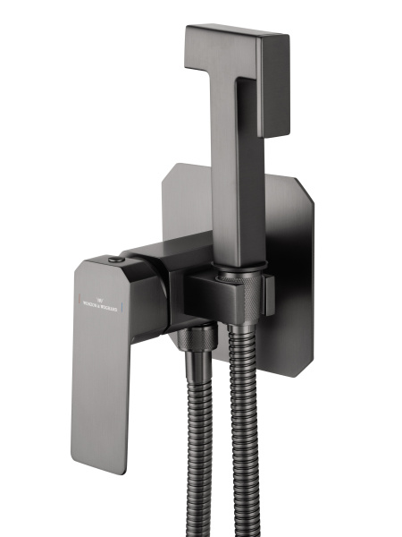 Смеситель с гигиеническим душем встраиваемый WONZON & WOGHAND DIAMOND, темный графит WW-88829011-BGM Смеситель с гигиеническим душем встраиваемый WONZON & WOGHAND DIAMOND, темный графит WW-88829011-BGM