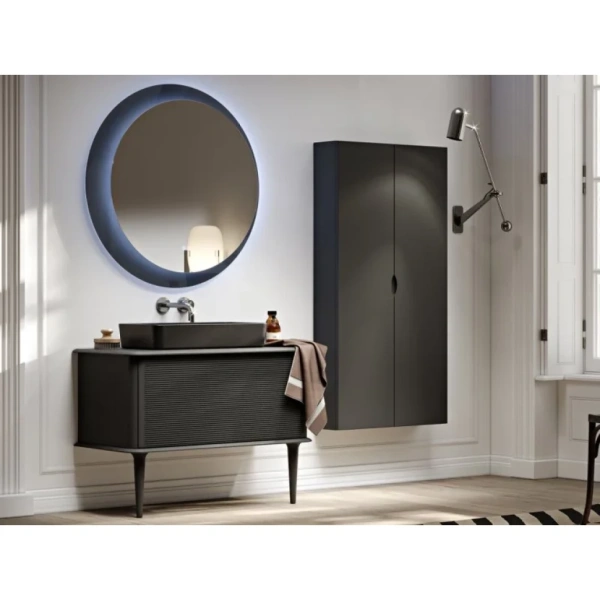 Пенал Cezares Idra 55822 подвесной L/R, Nero Opaco