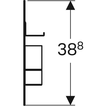 Магнитная доска Geberit Acanto 500.649.01.2