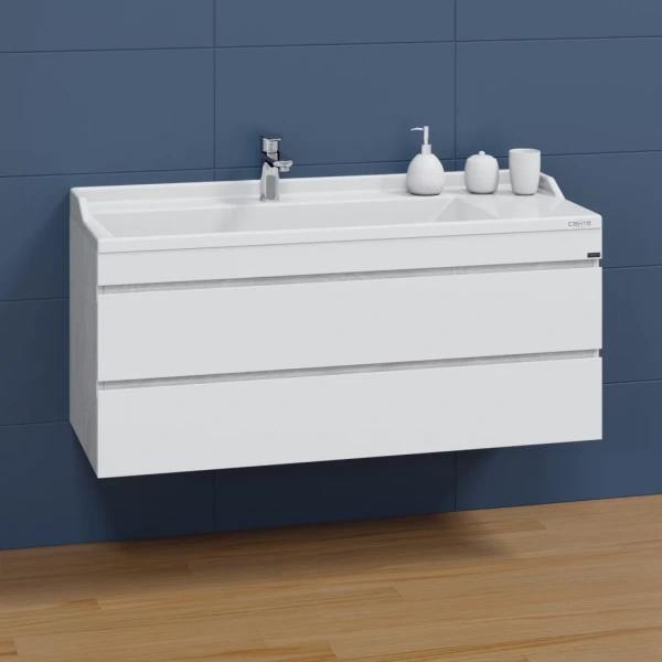 Тумба под раковину СаНта  Марс 120  700424 светлый дуб