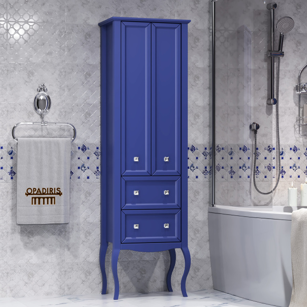 Пенал Opadiris Валери 56 двухстворчатый, цвет сапфир 00-00007338