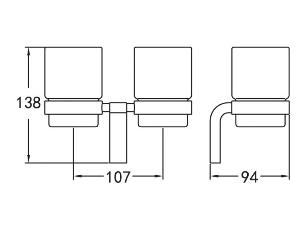 Стакан двойной Art&Max AM-8930A