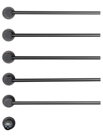 Полотенцесушитель электрический встраиваемый WONZON & WOGHAND MÜNCHEN, темный графит WW-A355-GM