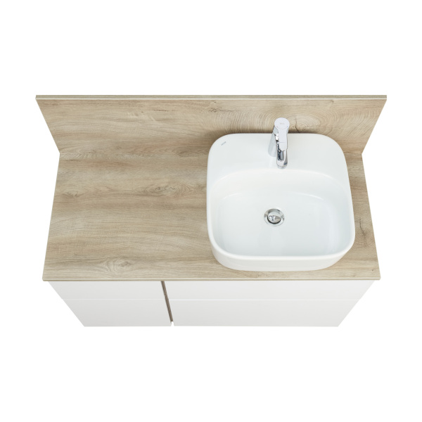 Столешница под раковину Aquaton с панелью Мишель 100  1A277103MIX40