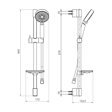 Душевой гарнитур Koller Pool Round SR05600