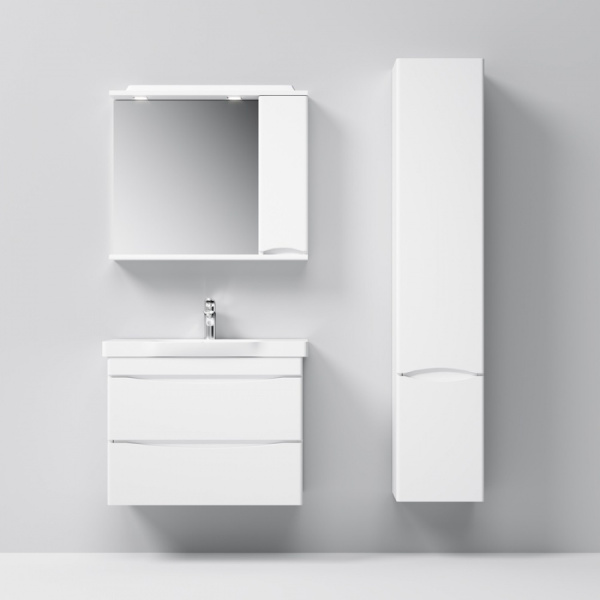 Зеркальный шкаф (80х78) Am.Pm Like M80MPR0801WG