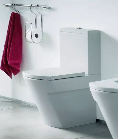 Унитаз с бачком напольный Roca Hall 342629000+341620000+801622004 микролифт 