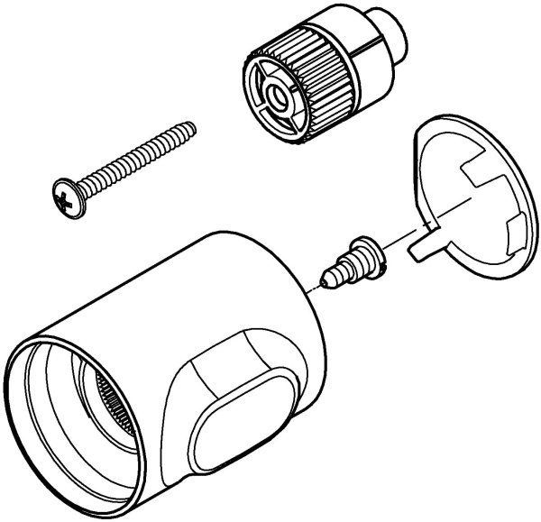 Рукоятка выбора температуры GRT 500 49178000