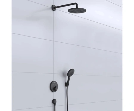 Подключение для душевого шланга Hansgrohe Fixfit E 27454670 черный матовый