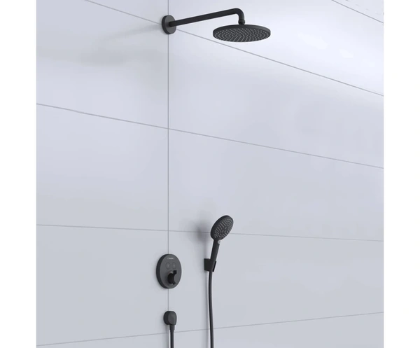 Подключение для душевого шланга Hansgrohe Fixfit E 27454670 черный матовый