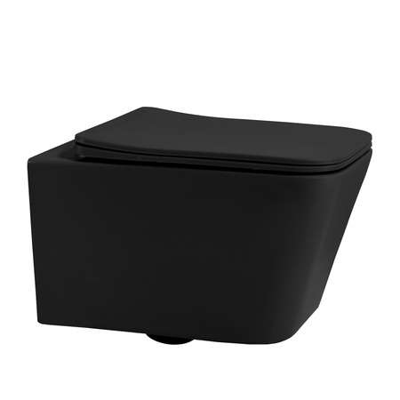 Комплект подвесной унитаз ABBER Rechteck AC1201MB-AC0105-AC0120