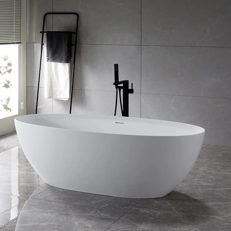 Ванна из искусственного камня (170х75) Vincea VBT-4S01MW белый