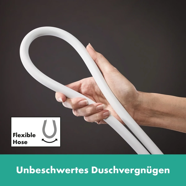 Душевой гарнитур Hansgrohe Pulsify S 1jet EcoSmart+ 24383700 белый матовый 