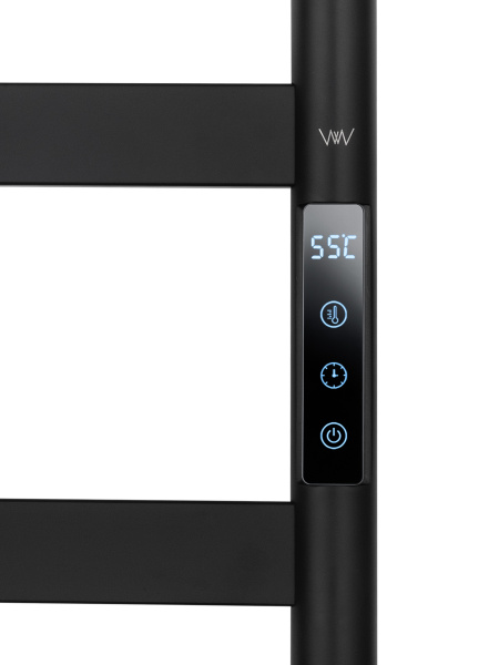 Полотенцесушитель электрический WONZON & WOGHAND ESSEN, черный матовый WW-A405-MB Полотенцесушитель электрический WONZON & WOGHAND ESSEN, черный матовый WW-A405-MB