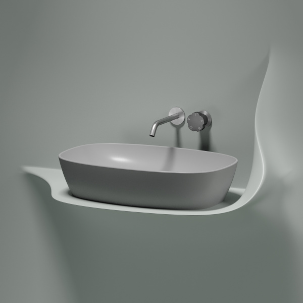 Раковина накладная (60х38) Ceramica Nova ELEMENT CN6049MSG