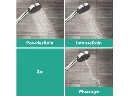 Душевая лейка Hansgrohe Pulsify Select 105 3jet Relaxation 24110000, хром