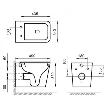 Унитаз подвесной BelBagno Ardente RBB520CHR/BB2322SC