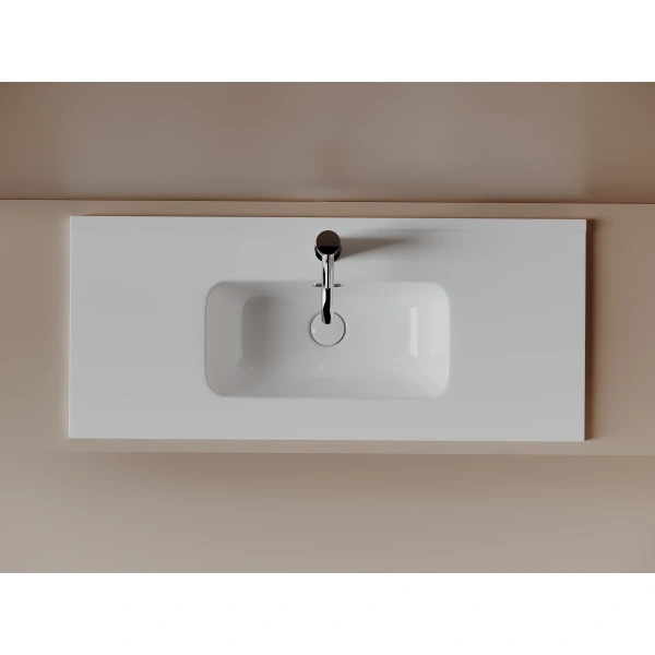 Раковина встраиваемая сверху (91х39,5) Ceramica Nova Compact CN7030