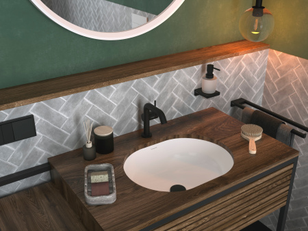 Держатель для полотенец двойной Hansgrohe AddStoris 41770670 черный матовый