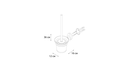 Ерш для туалета FIXSEN Europa FX-21813