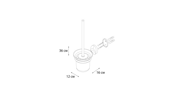 Ерш для туалета FIXSEN Europa FX-21813