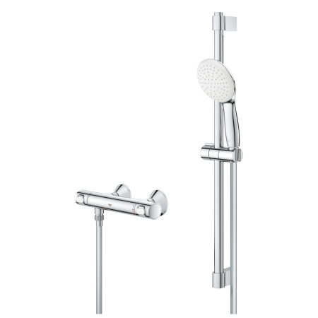 Термостат для душа с душевым гарнитуром Grohe Grohtherm 500 34796 001 (34796001) хром