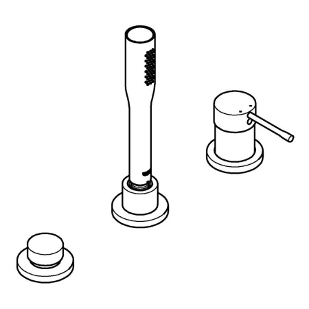 Смеситель для ванны Grohe Essence New 19976 001 (19976001) хром