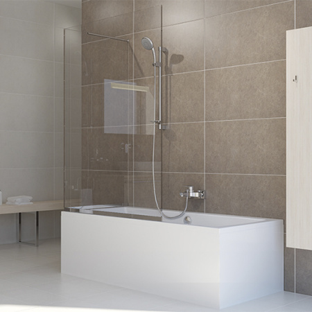 Ванна акриловая Vitra NEON (180x80) 52540001000 белая глянцевая