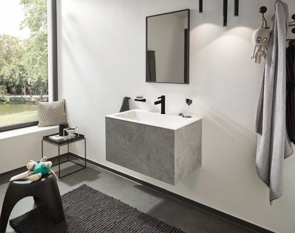 Смеситель для раковины холодной воды Hansgrohe Finoris 76013670 матовый черный