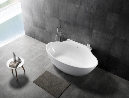 Акриловая ванна (172х103) ABBER AB9237 без гидромассажа, белый