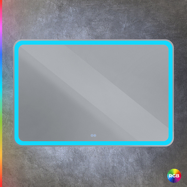 Зеркало c RGB подсветкой (120х80) Cezares CZR-SPC-MC-1200-800-RGB-TCH