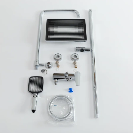 Душевая система с изливом CEZARES Liner  LINER-CVD-01 хром