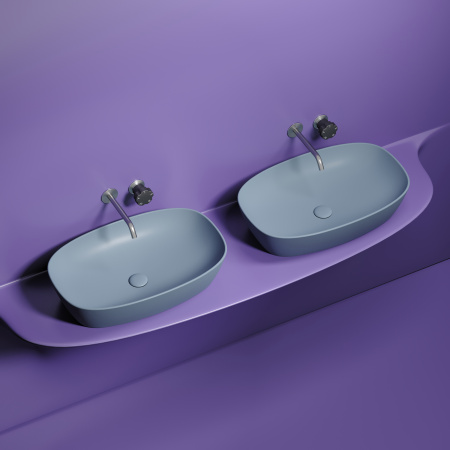 Раковина накладная (60х38) Ceramica Nova ELEMENT CN6049MHL