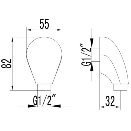 Подключение для душевого шланга Lemark (LM4883C)