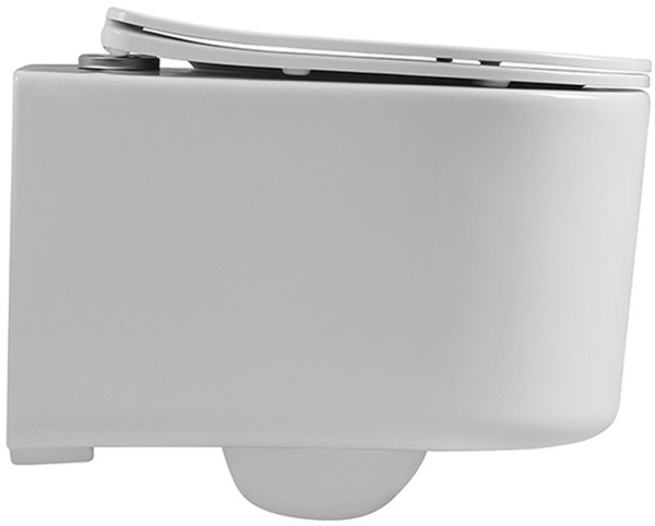 Подвесной безободковый унитаз Aquatek Мия  AQ2004-00 микролифт