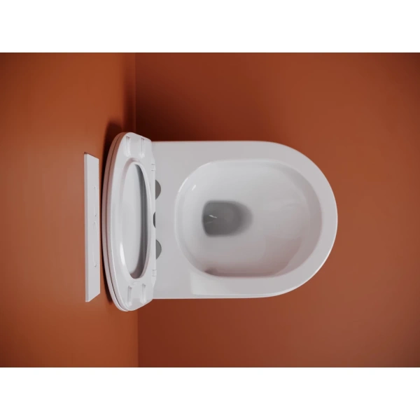 Подвесной унитаз Ceramicanova Uno Rimless CN11001T торнадо