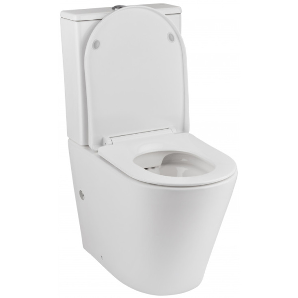 Унитаз-компакт безободковый с сиденьем микролифт Teka Nexos 117330000