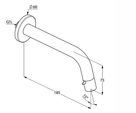 Встраиваемый вентиль Kludi Bozz 380180530