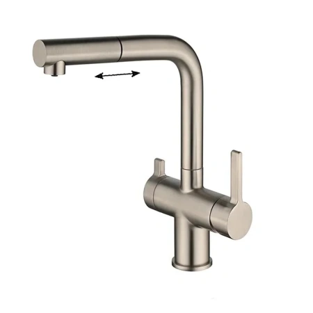 Смеситель для кухни Oulin OL - 8026 Satin
