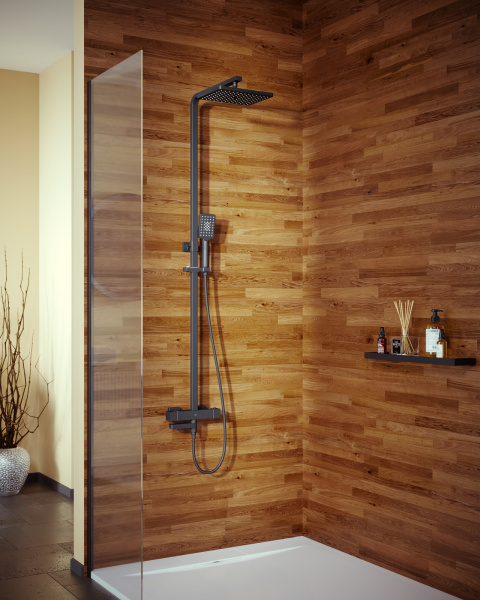 Душевая система с термостатом Timo Tetra-thermo SX-0169/03 черный Душевая система с термостатом Timo Tetra-thermo SX-0169/03 черный