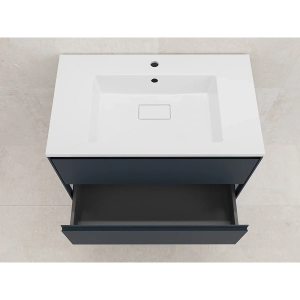 Тумба подвесная без раковины 80 см Style Line Лима ЛС-00002355 графит матовый