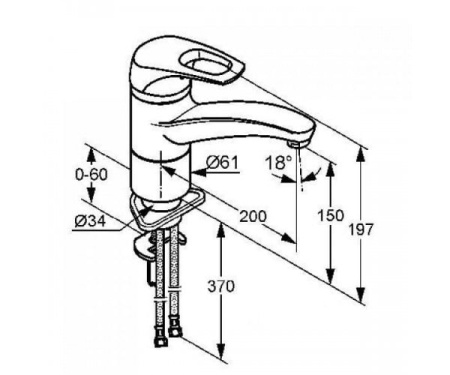 Смеситель для кухни KLUDI Logo Mix 339040562