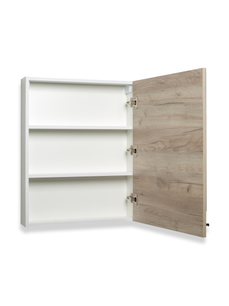 Зеркальный шкаф Runo правый крафтовый дуб Вудлайн 60 (00-00001346)