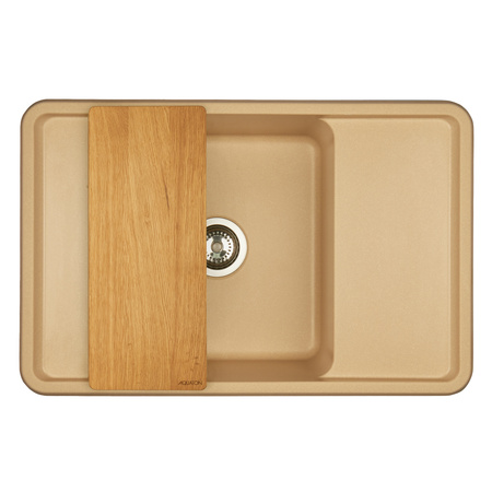 Кухонная мойка Aquaton Беллис 78 1A725032BS260 латте