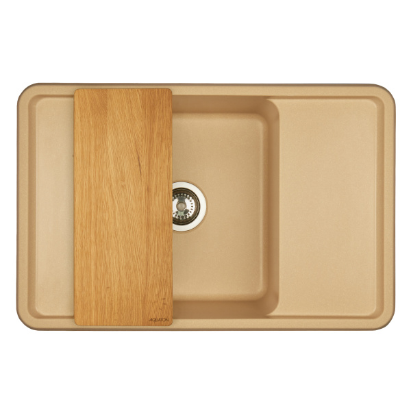 Кухонная мойка Aquaton Беллис 78 1A725032BS260 латте