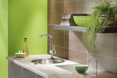 Смеситель однорычажный для мойки, DN 15 Grohe Minta 32168 DC0 (32168DC0) суперсталь