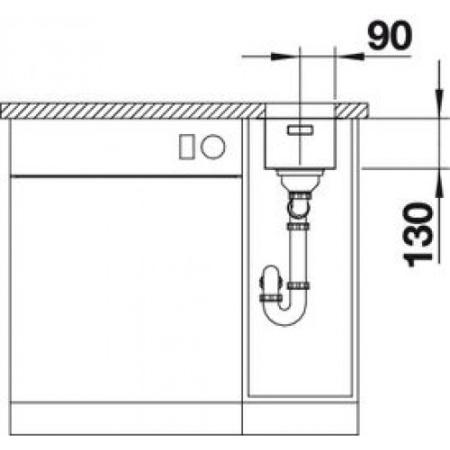 Кухонная мойка Blanco Andano 180-U 522952