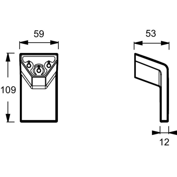 Ручки Jacob Delafon Flight E6D155-CP комплект для ванн Odeon Rive Gauche